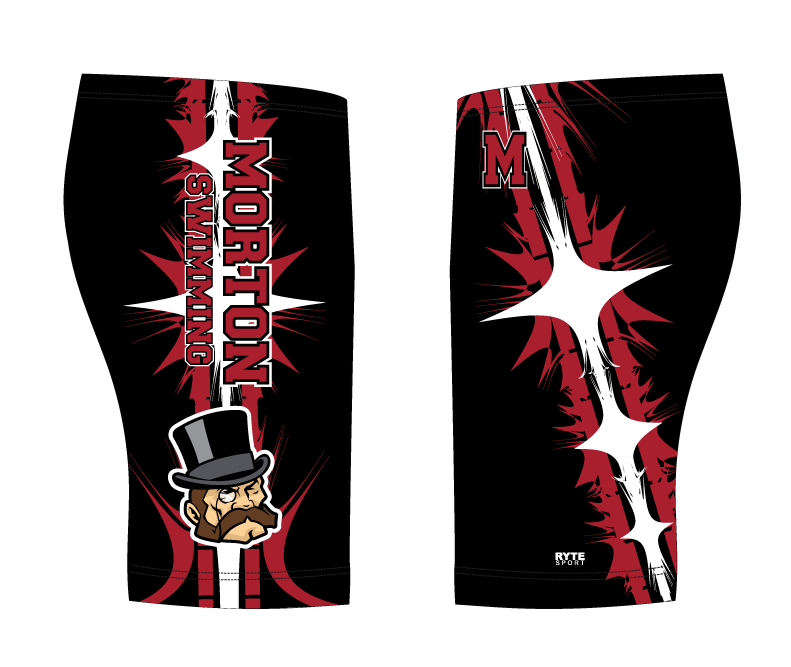 Hammond Morton High School Swim 2019 Custom Men's Jammer T6 - BD