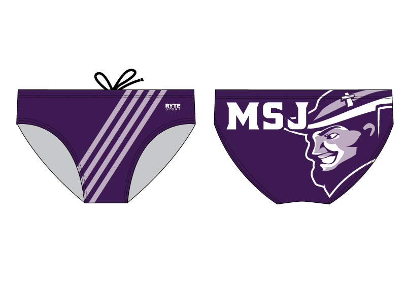 Mount Saint Joseph Water Polo Custom Men's Water Polo Brief - Personalized RYTE Sport