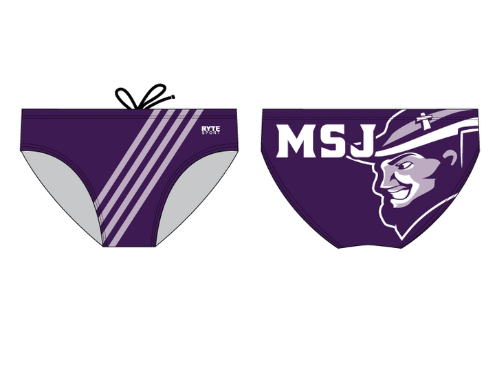 Mount Saint Joseph Water Polo Custom Men's Water Polo Brief - Personalized RYTE Sport
