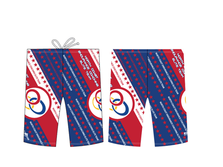 North Coast Endurance Coaching Elite Team Stars Design Custom Men's Jammer T6