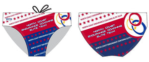 North Coast Endurance Coaching Elite Team Star Design Custom Men's Swim Brief RYTE Sport