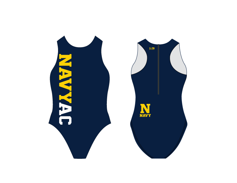 Navy Aquatics Club Custom Women's Water Polo Suit