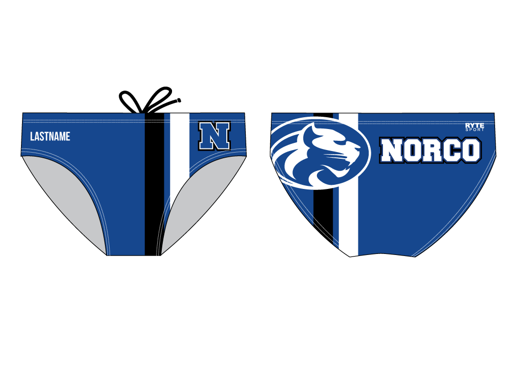 Norco High School Swim 2019 Custom Men's Swim Brief RYTE Sport