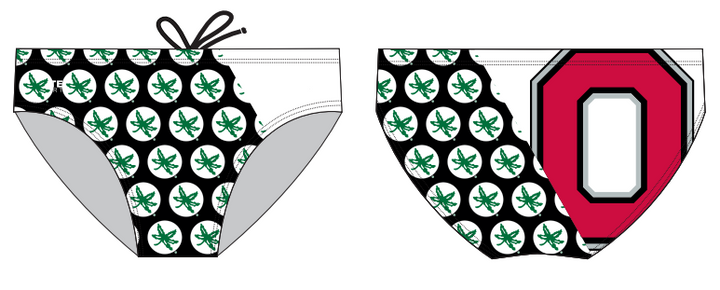 CUSTOM Ohio State University 2021 Men's Water Polo Briefs - Personalized RYTE Sport