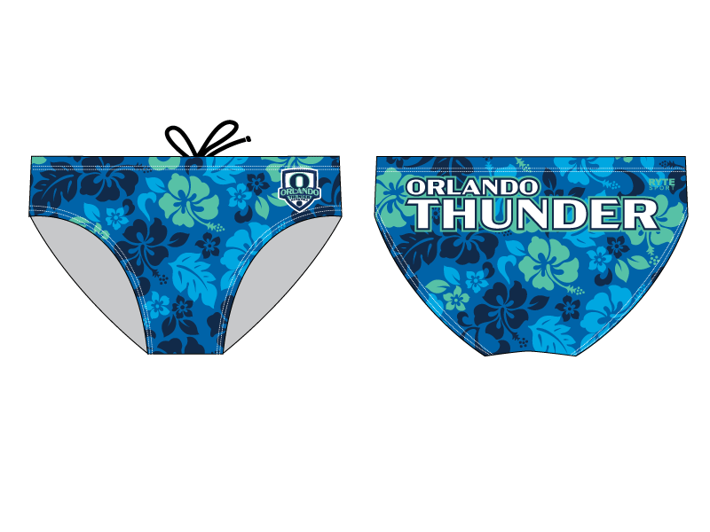CUSTOM Orlando Thunder 2022 Men's Swim and Water Polo Brief RYTE Sport