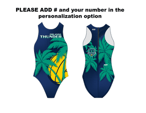 Orlando Thunder Custom Women's Water Polo Suit T6