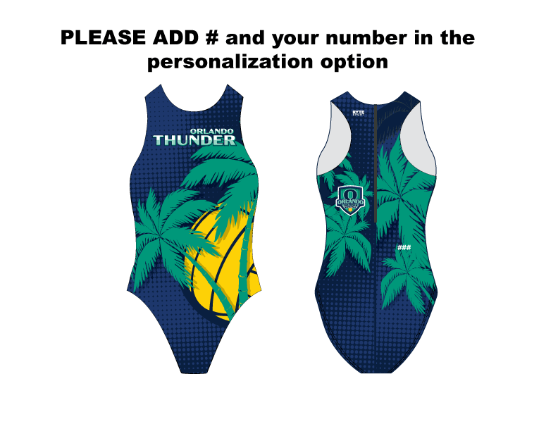 Orlando Thunder Custom Women's Water Polo Suit