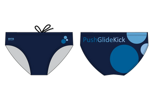 Push Glide Kick Custom Men's Swim Brief RYTE Sport
