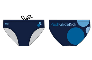 Push Glide Kick Custom Men's Swim Brief