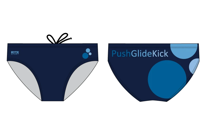 Push Glide Kick Custom Men's Swim Brief