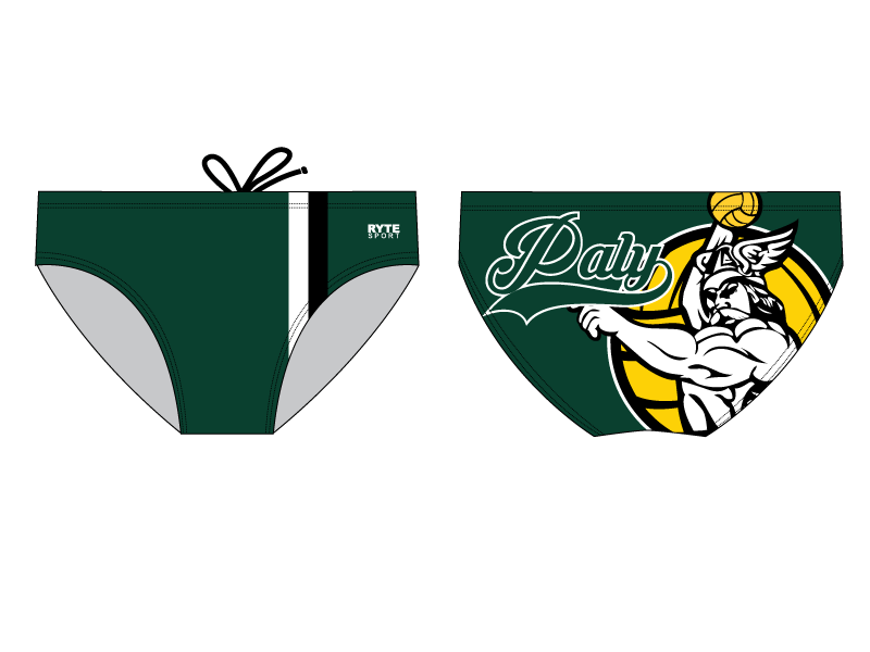 Palo Alto High School Water Polo 2019 Custom Men's Water Polo Brief - Personalized RYTE Sport