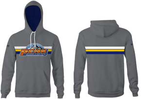 Peak Triathlon Coaching Custom Gray Unisex Adult Hooded Sweatshirt RYTE Sport