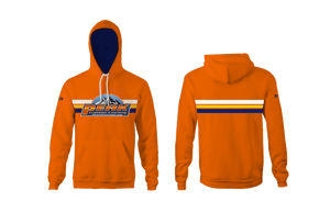 Peak Triathlon Coaching Custom Orange Unisex YOUTH Hooded Sweatshirt RYTE Sport