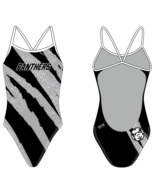 Perris High School Swim 2020 Custom Women’s Open Back Thin Strap Swimsuit