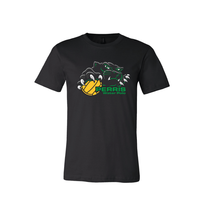 Perris High School Water Polo 2020 Custom Black Unisex Jersey Short Sleeve Tee RYTE Sport