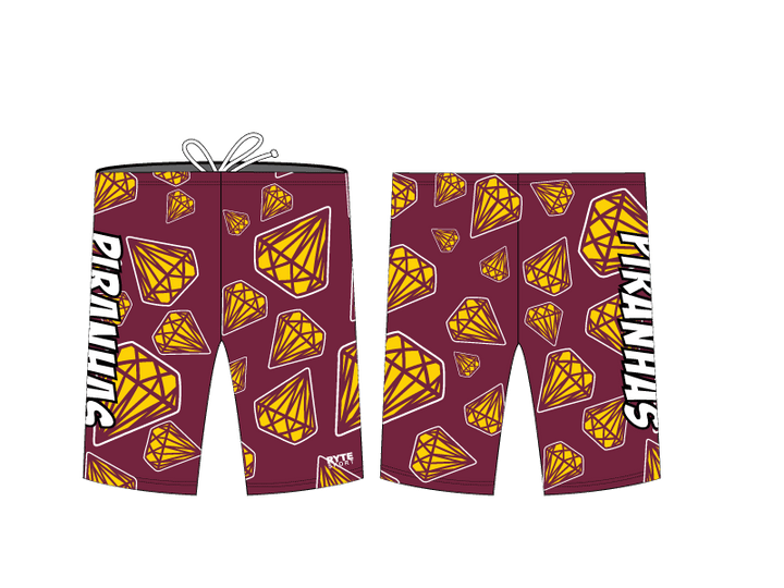 Piranhas Swim Team 2019 Custom Men's Jammer T6 - BD