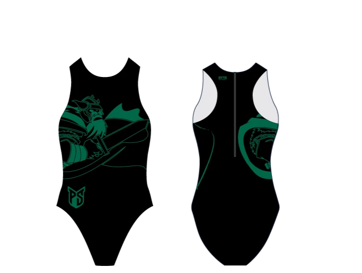 Portland State University Custom Women's Water Polo Suit - Personalized RYTE Sport