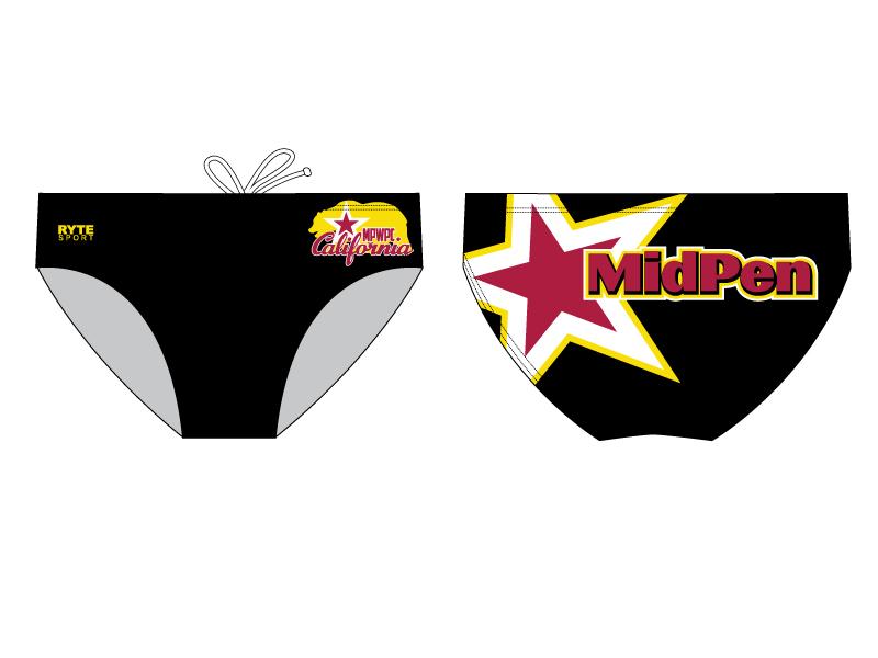 MidPen Mens Water Polo Suit RYTE Sport