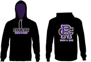 Rancho Cucamonga High School Swim 2021 Custom Unisex Adult Hooded Sweatshirt RYTE Sport