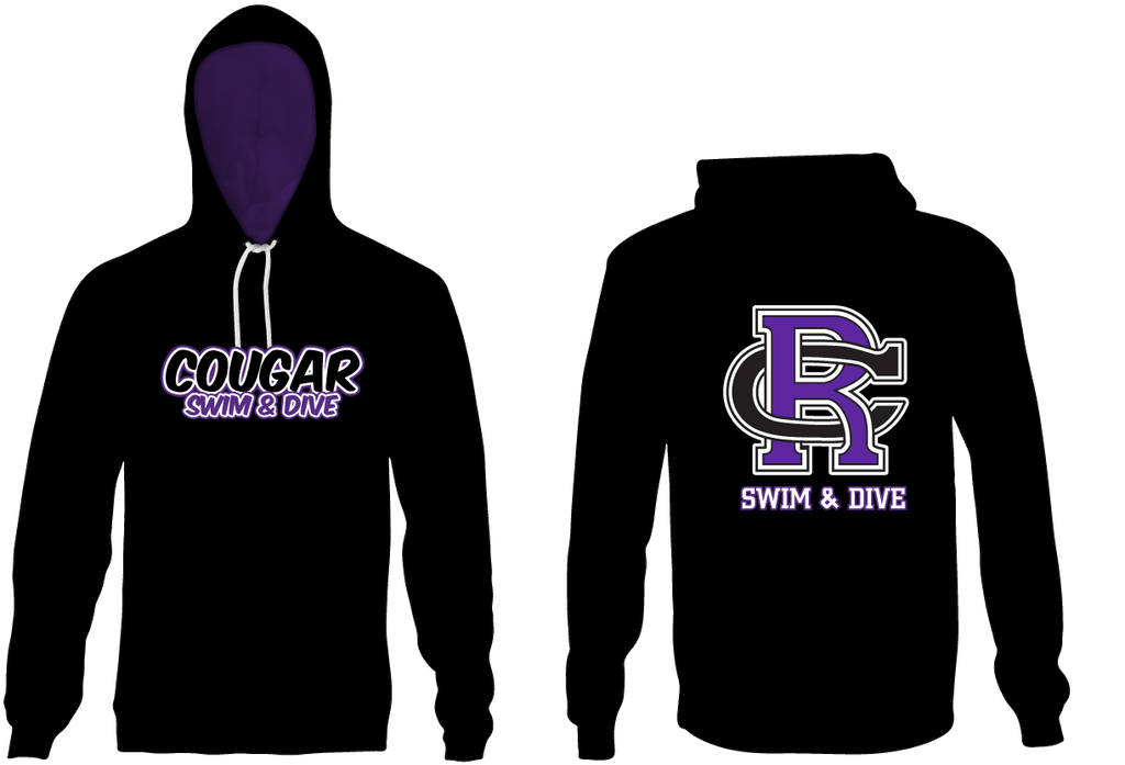 Rancho Cucamonga High School Swim 2021 Custom Unisex Adult Hooded Sweatshirt