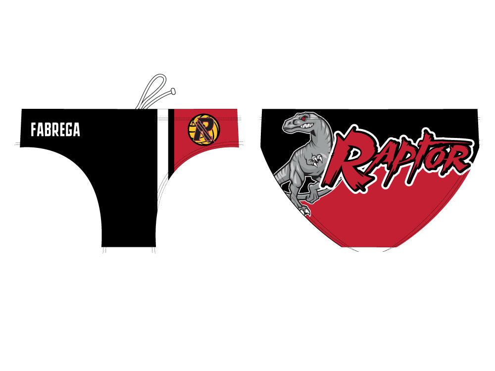 Raptor Sports School Custom Men's Water Polo Brief RYTE Sport