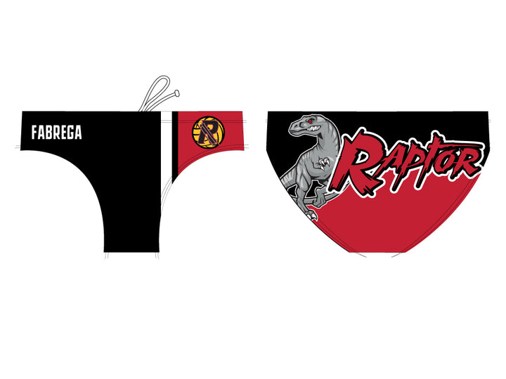 Raptor Sports School Custom Men's Water Polo Brief RYTE Sport