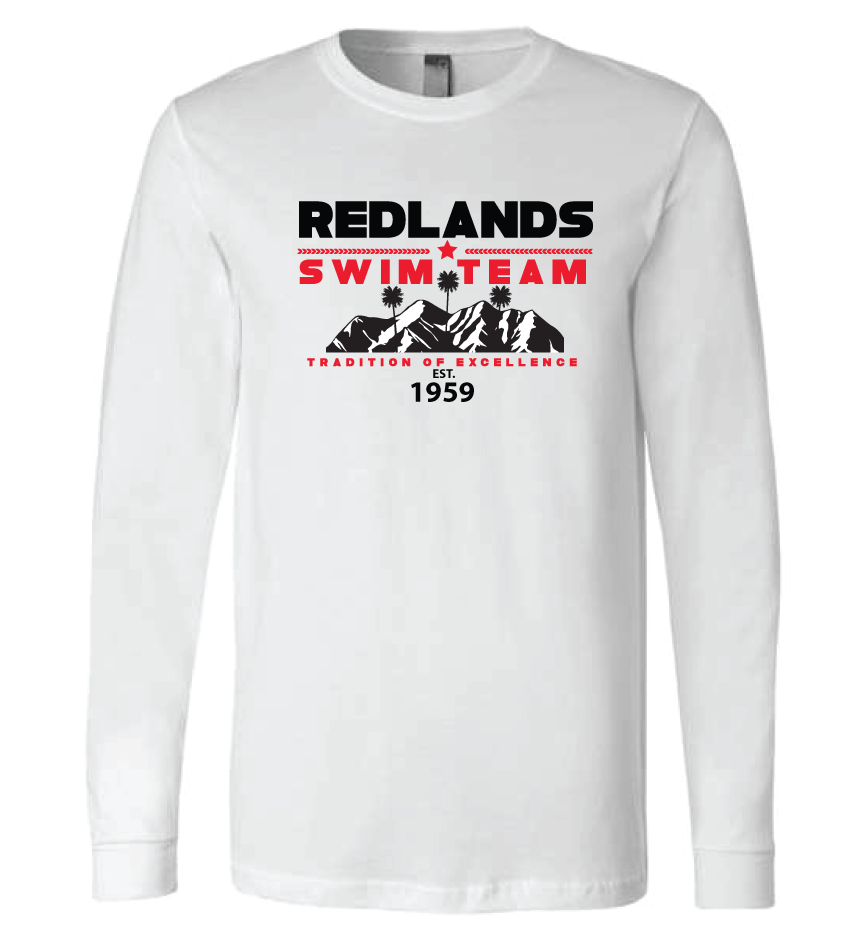 RST Redlands Swim Long Sleeve - White San Mar
