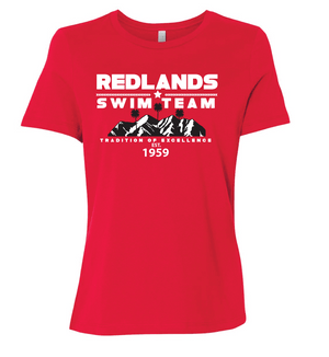 RST Redlands Womens Swim T-Shirt - Red San Mar