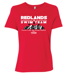 RST Redlands Womens Swim T-Shirt - Red