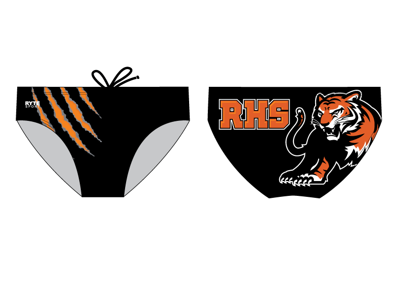 CUSTOM Roseville High School Boys Water Polo Men's Swim & Water Polo Brief RYTE Sport