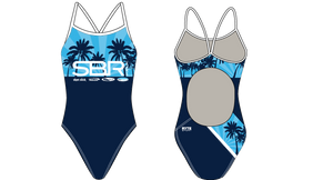 SBR Sport Custom Women's Active Back Thin Strap Swimsuit T6