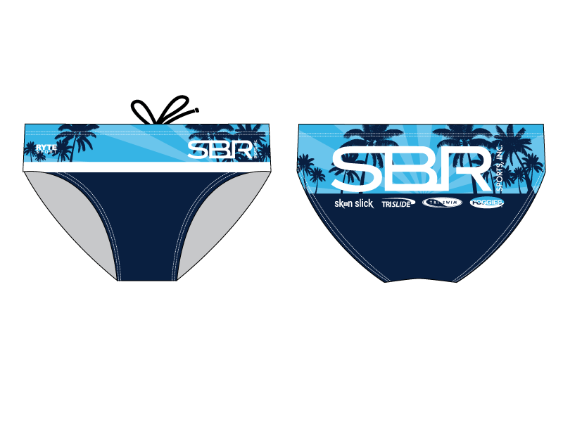 SBR Sport Custom Men's Swim and Water Polo Brief RYTE Sport