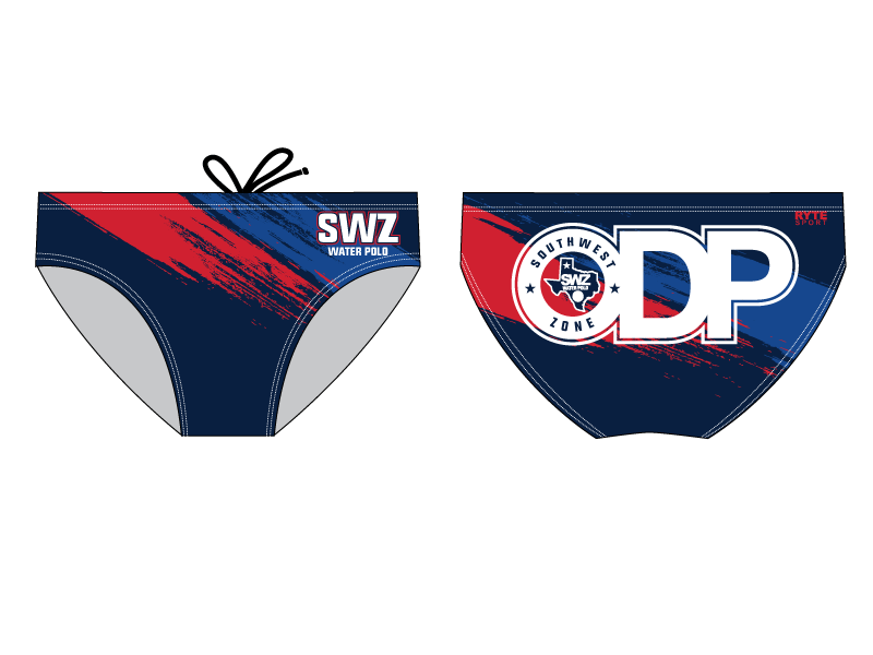 CUSTOM Southwest Zone Men's Water Polo Brief - Personalized RYTE Sport