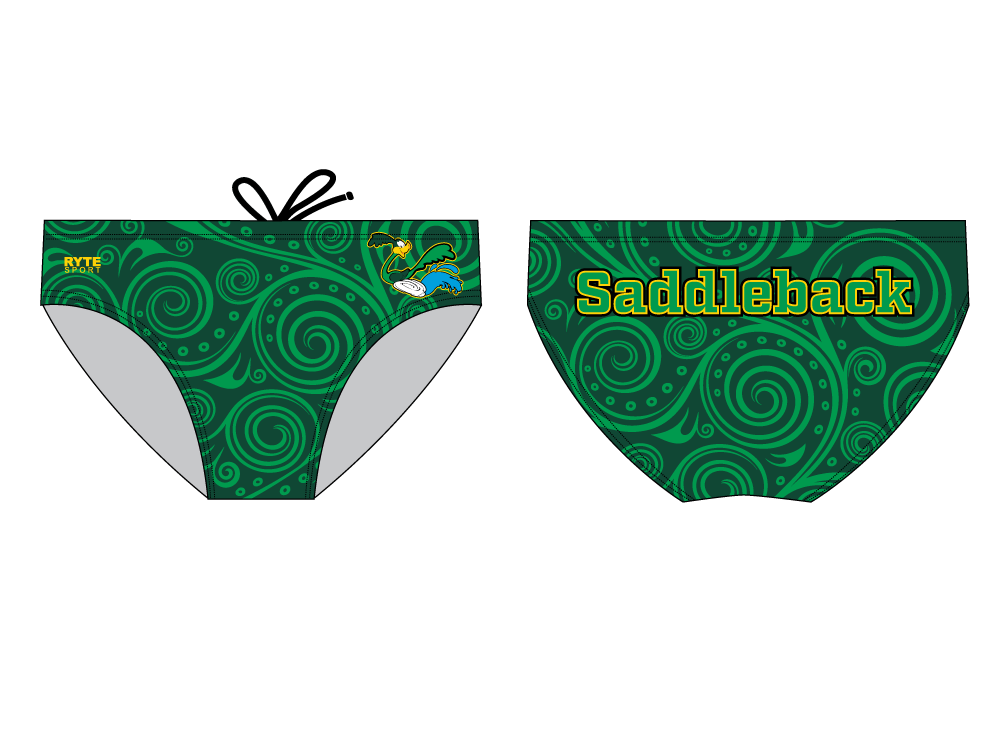 Saddleback High School 2019 Swim Team Custom Men's Swim Brief RYTE Sport