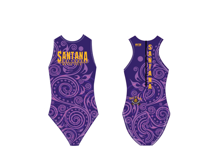 Santana High School Custom Women's Water Polo Suit T6