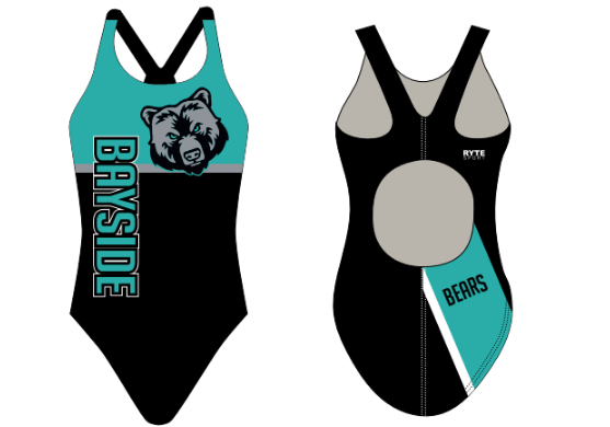 Bayside High School Swim 2020 Custom Thick Strap Women's Swim Suit RYTE Sport
