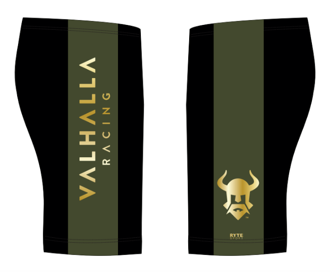 Valhalla Racing Custom Black & Gold Men's Jammer RYTE Sport