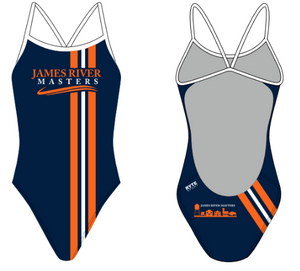 James River Masters Custom Women’s Open Back Thin Strap Swimsuit RYTE Sport
