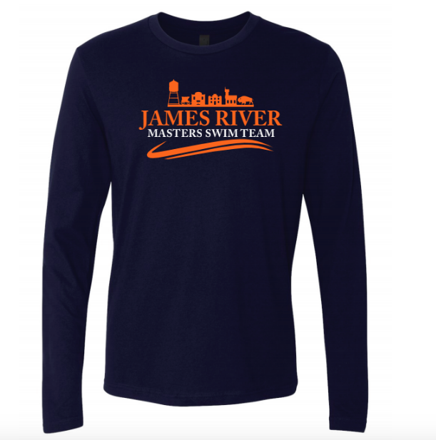 James River Masters Custom Navy Unisex Jersey Long Sleeve Tee RYTE Sport