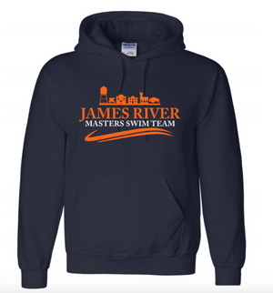 James River Masters Custom Navy Ultimate Cotton Pullover Hooded Sweatshirt RYTE Sport