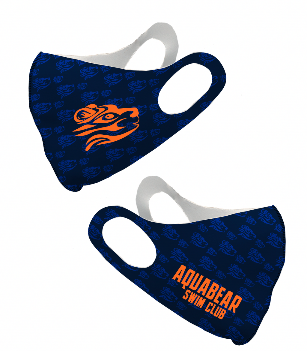 Aquabear Swim Club Custom Olson Face Mask