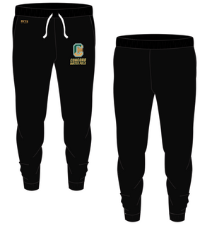 Concord High School Water Polo 2021 Custom Black Adult Unisex Jogger Sweatpants RYTE Sport