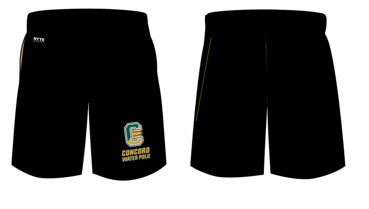 Concord High School Water Polo 2021 Custom Black Men's Gym Short RYTE Sport