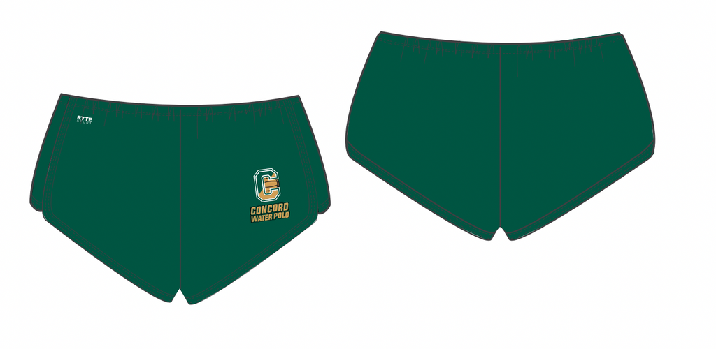 Concord High School Water Polo 2021 Custom Green Women's Walk Short