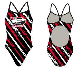 Florence Sharks Custom Women’s Active Back Thin Strap Swimsuit RYTE Sport