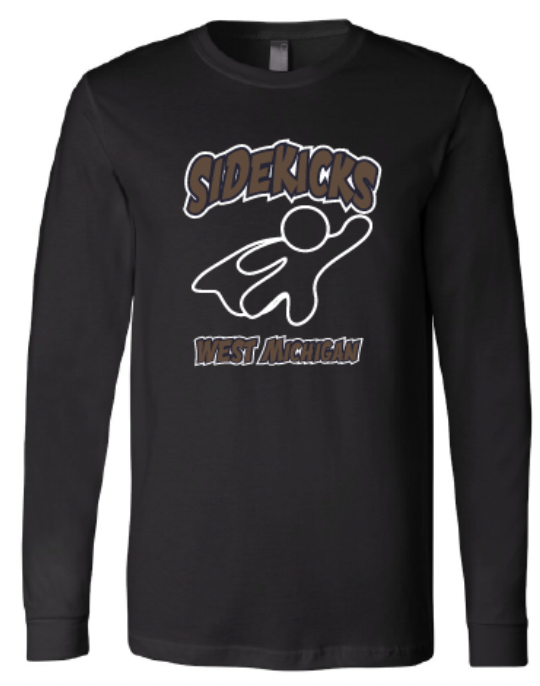 Sidekicks West Mi Custom Black Unisex Jersey Long Sleeve Tee RYTE Sport