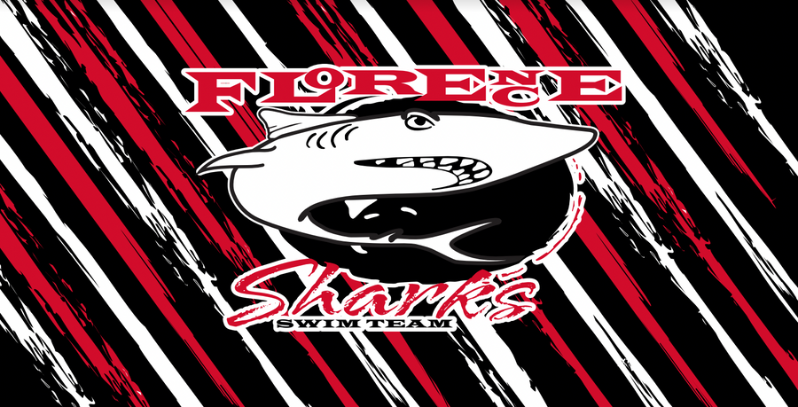 Florence Sharks Custom Towel - Personalized