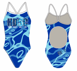 Hamilton Dynasty Swim Club Custom Women’s Active Back Thin Strap Swimsuit
