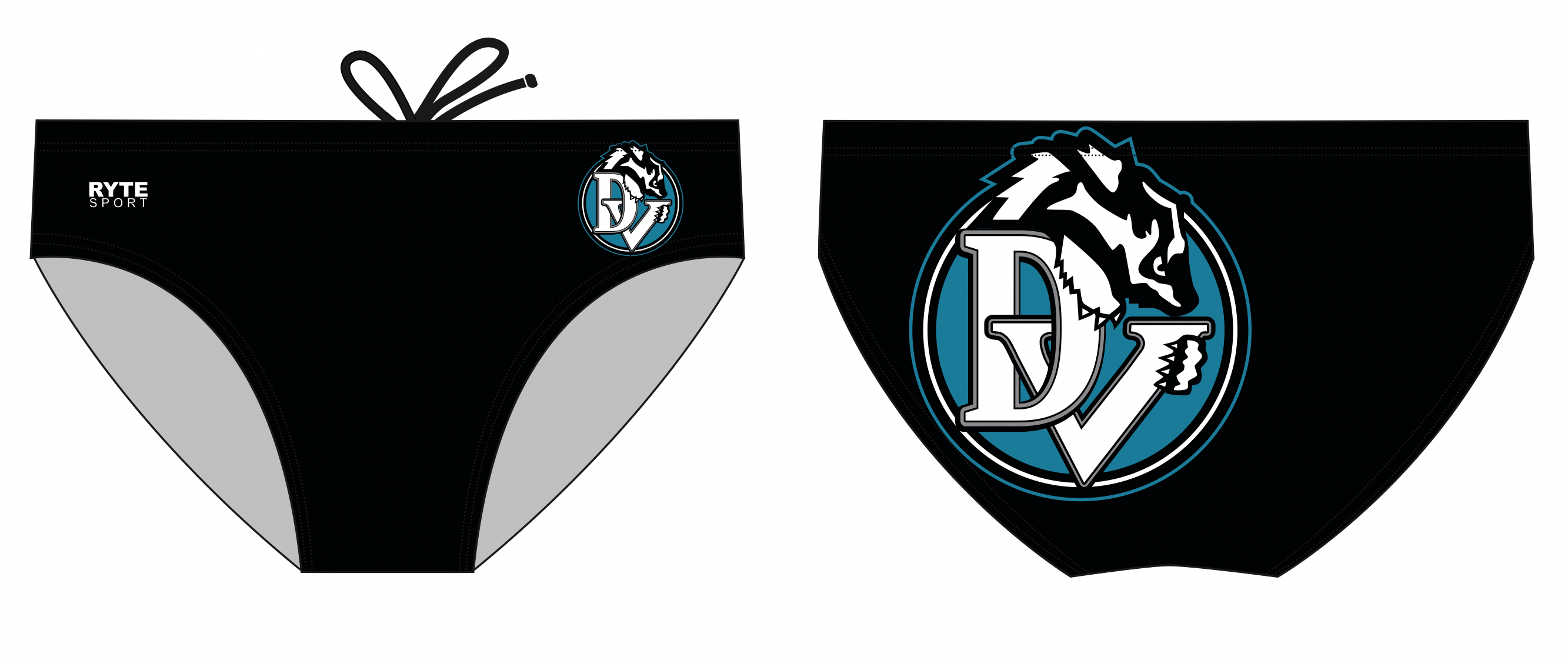 Deer Valley High School Water Polo 2022 Custom Men's Water Polo Brief RYTE Sport