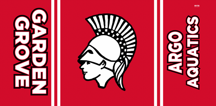 Garden Grove High School Water Polo 2021 Custom School Logo Towel - Personalized RYTE Sport